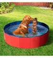 Inkazen pratik garden, Inkazen Pratik Garden - Hunde-Pool 120 cm - Rot und Blau - Blau und Rot