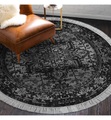 undefined, Home - Teppich Ø100 cm - Anthrazit & Grau