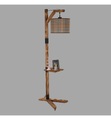undefined, Home - Stehlampe - Hellbraun und Beige