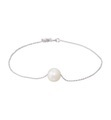 Accessory - Armband aus Gold Single pearl - Silber