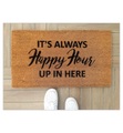 Home, Home - Fussmatte It's Always Happy Hour Up In Here - Beige und Schwarz