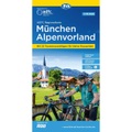 BVA BikeMedia, ADFC-Regionalkarte München Alpenvorland, 1:75.000, mit Tagestourenvorschlägen, reiss- und wetterfest, E-Bike-geeignet, GPS-Tracks Download
