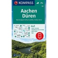 KOMPASS Wanderkarte 757 Aachen, Düren, Nationalpark Eifel, Rureifel, Hohes Venn 1:50.000