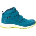 Jack Wolfskin Wasserdichte Wanderschuhe Kinder Woodland Texapore Mid VC Kids 30 grün scuba