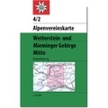Alpenvereinskarte Wetterstein- und Mieminger Gebirge, Mitte