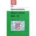 Alpenvereinskarte Allgäuer-Lechtaler Alpen Ost