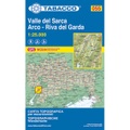 Tabacco topographische Wanderkarte Valle del Sarca, Arco, Riva del Garda
