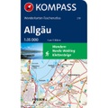Kompass Wanderkarten-Taschenatlas Allgäu, m. 1 Karte