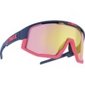 Bliz Sportbrille Fusion WM - Matt Dark Blue Jawbone Peach, Brown with Gold Rose Multi
