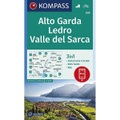 KOMPASS Wanderkarte Alto Garda, Ledro, Valle del Sarca - 3in1 Wanderkarte 1:25000 mit Aktiv Guide inklusive Karte zur offline Verwendung in der KOMPASS-App. Fahrradfahren.