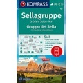 KOMPASS Wanderkarte Sellagruppe, Gruppo del Sella