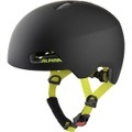Alpina Hackney black-neon-yellow matt Velohelm schwarz