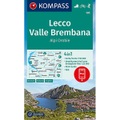 KOMPASS Wanderkarte Lecco, Valle Brembana, Alpi Orobie