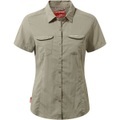 Craghoppers, Craghoppers NosiLife Adventure II Shortsleeved Shirt Damen mushroom 2020 UK 14 | L Kurzarm Hemden