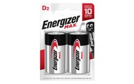 Energizer Max Alkaline Batterie Mono D, 2er Pack