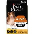 Pro Plan, Sparpaket: 2 x Großgebinde Pro Plan Hundefutter - All Size Adult Light/Sterilised OPTIWEIGHT (2 x 14 kg)