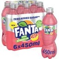 Fanta, Fanta Pink Grapefruit zero 6x450ml